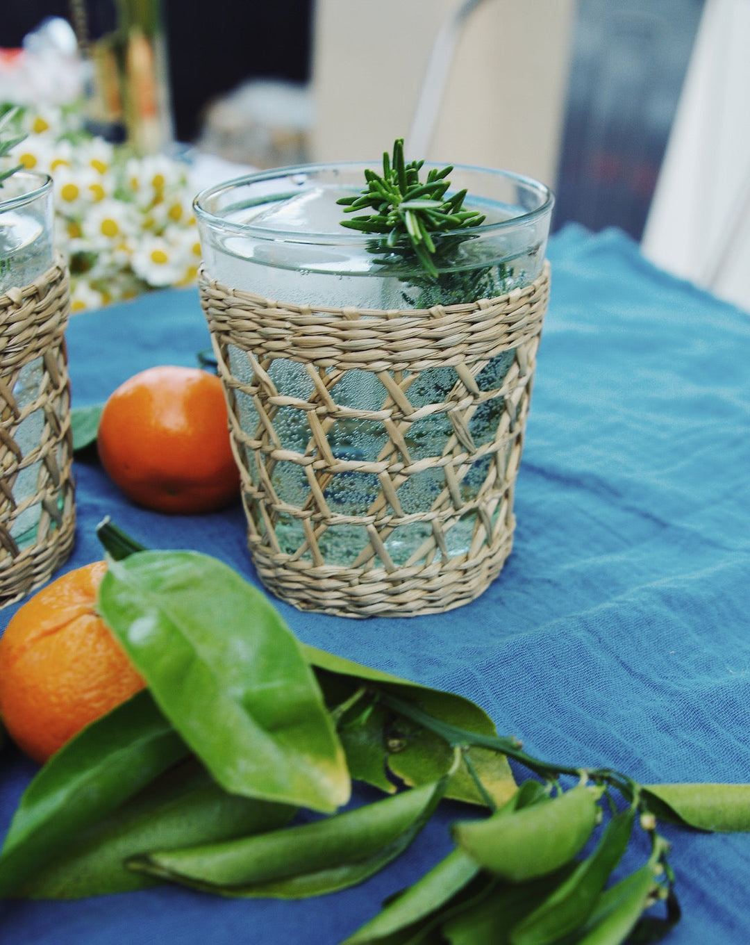 Vasos Agua Seagrass Set/6