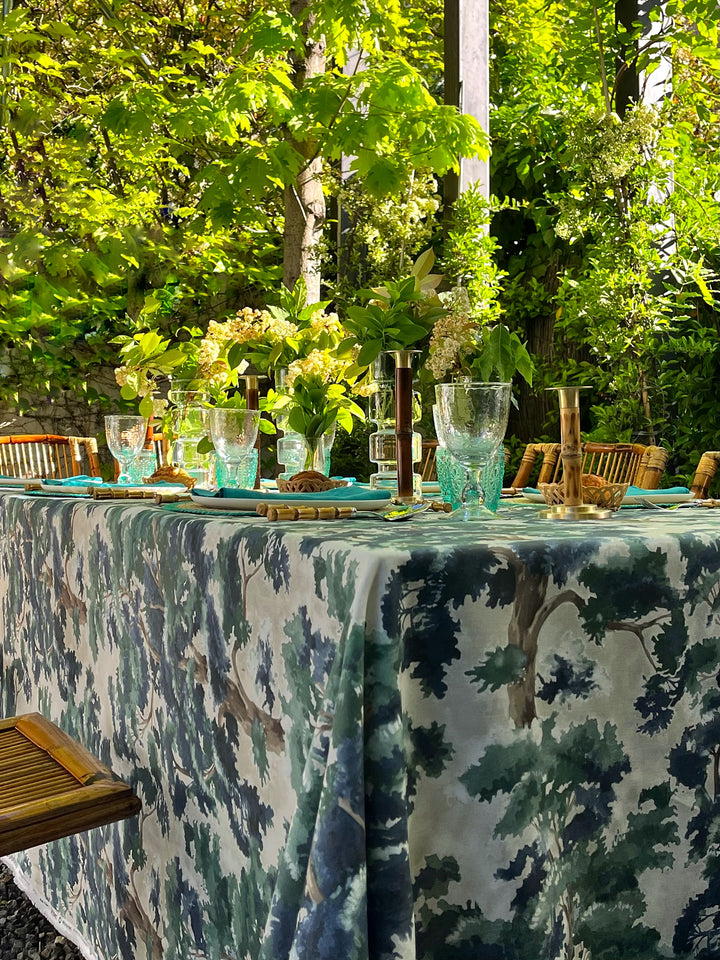 Mantel Estampado La Forêt Blue