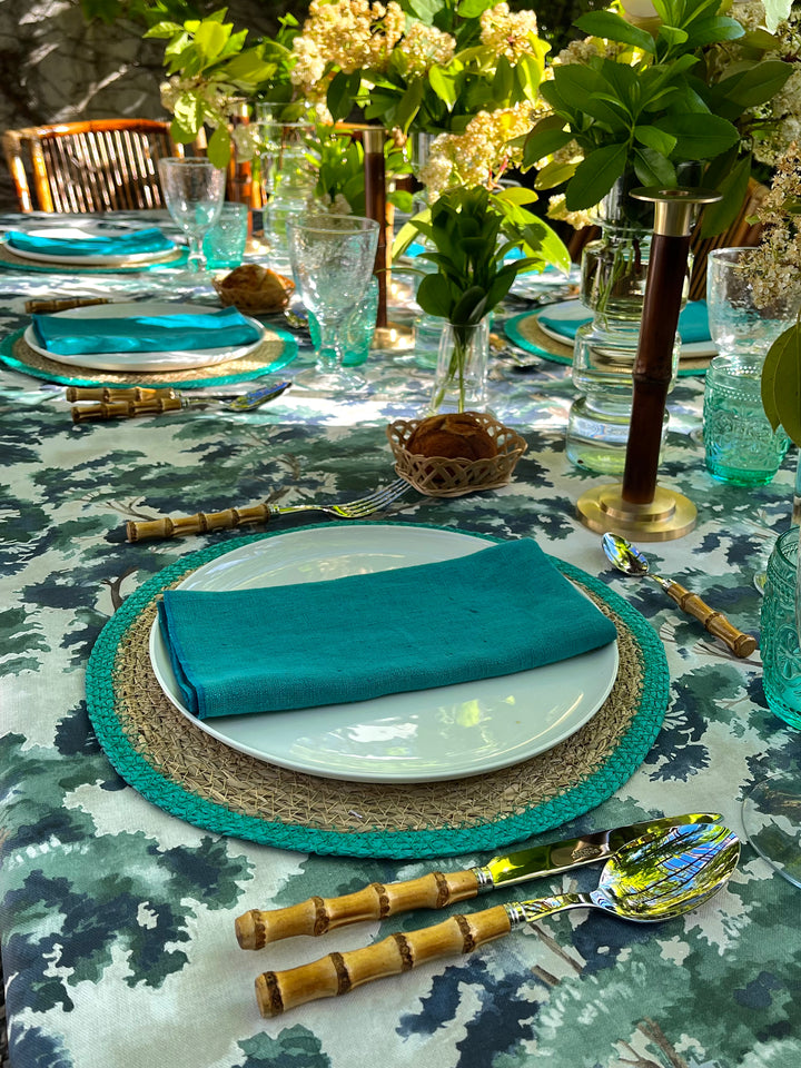 Mantel Estampado La Forêt Blue