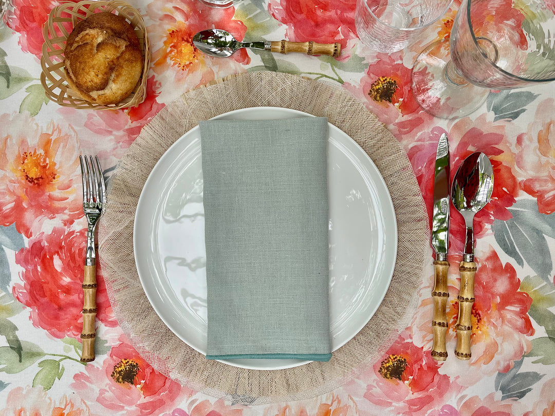 Pivoine Printed Tablecloth
