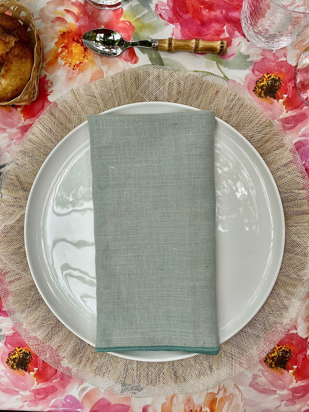 Pivoine Printed Tablecloth