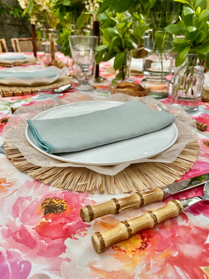 Pivoine Printed Tablecloth