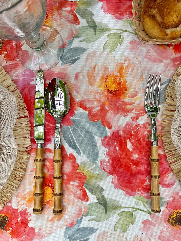 Pivoine Printed Tablecloth