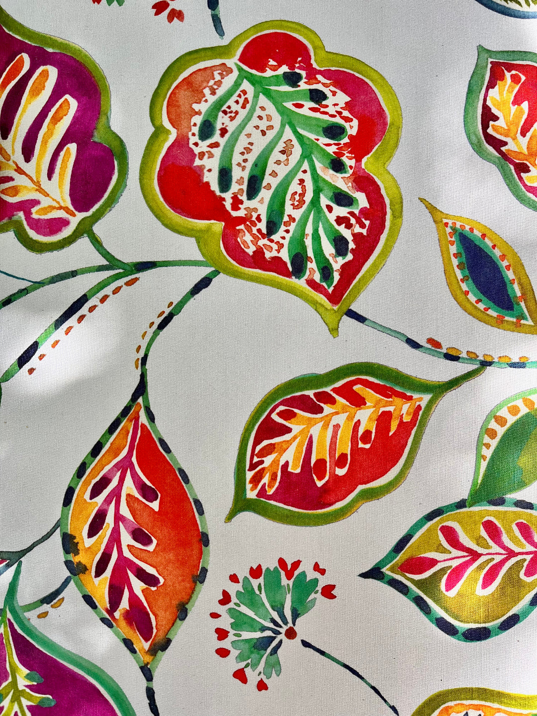 Nappe imprimée paprika