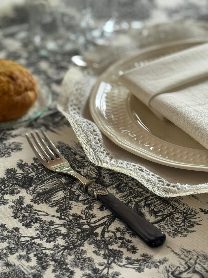 Mantel Estampado Toile de Jouy
