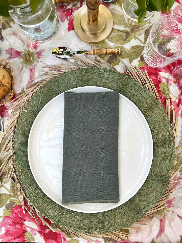 Nappe imprimée à fleurs