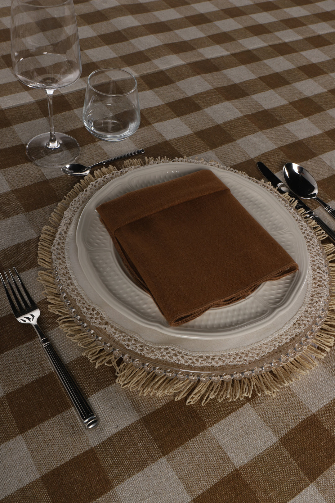 Nappe imprimée Bistrot D'or