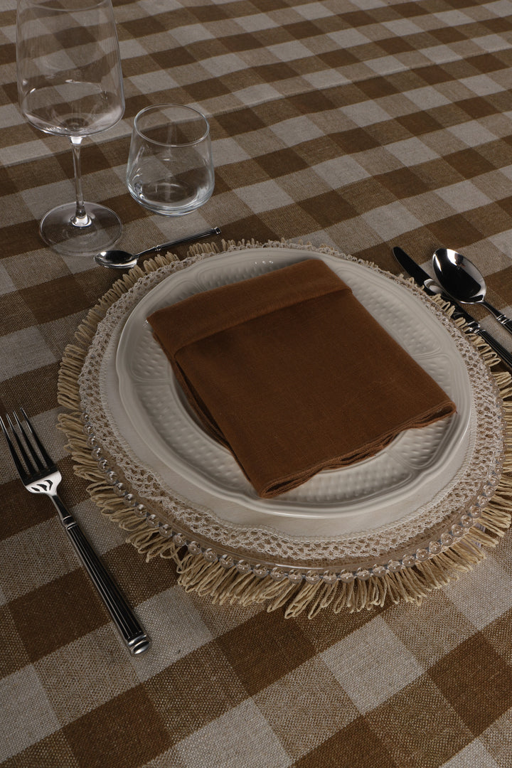 Nappe imprimée Bistrot D'or