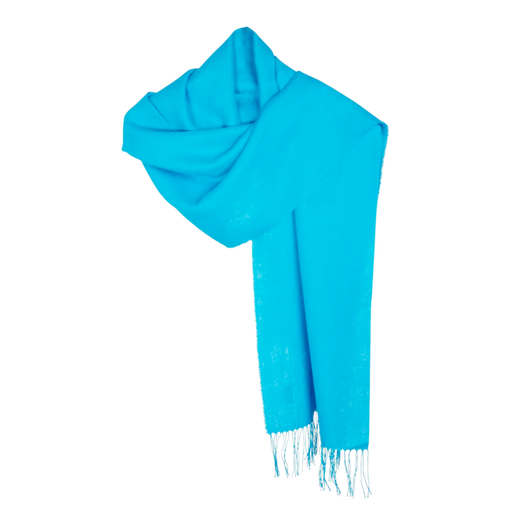Foulard de Alpaca, Azul