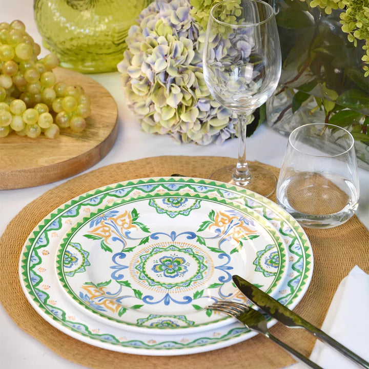 Riviera Melamine Dinnerware – 18-piece set for 6 people