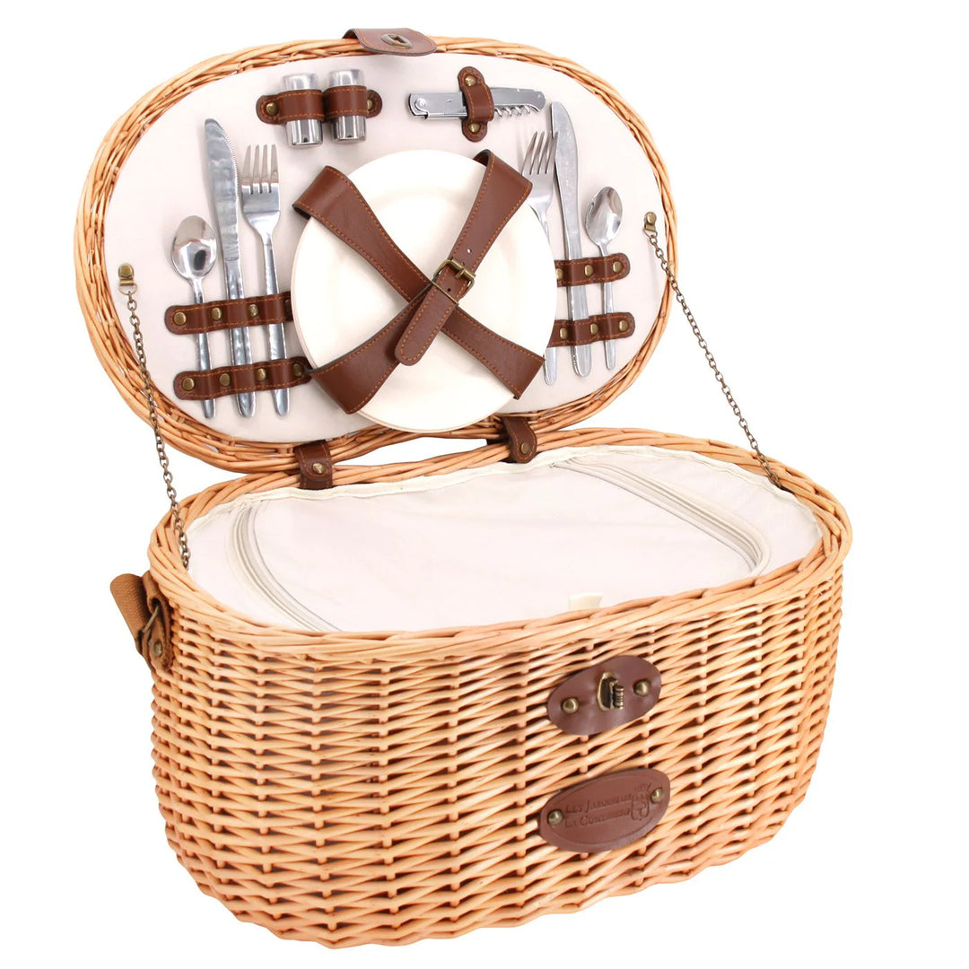 Cesta de picnic Natural 4 personas