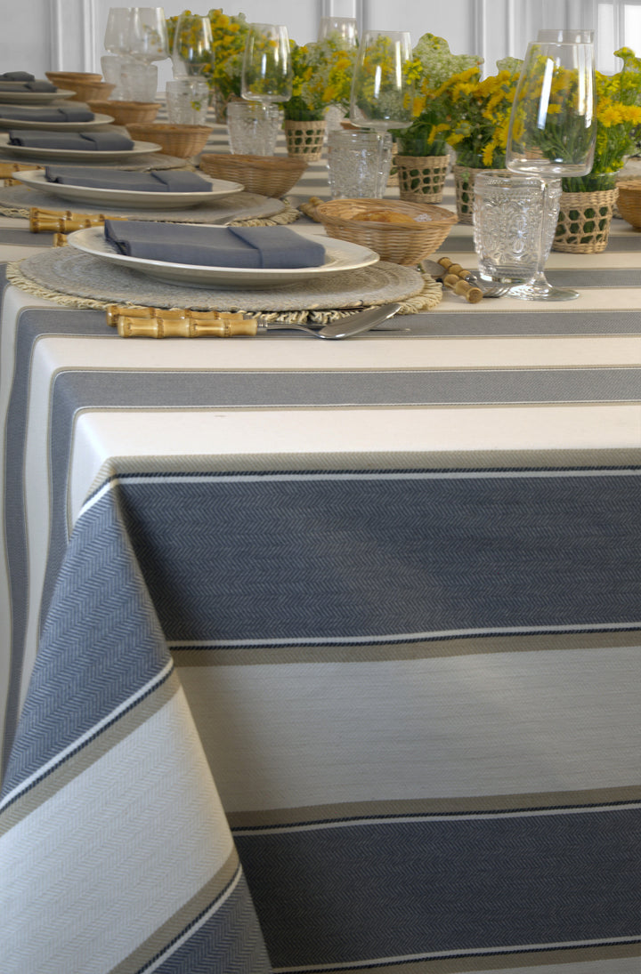 Nappe enduite Grey Stripes