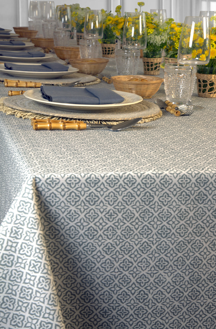 Nappe enduite Ric Rac Grise