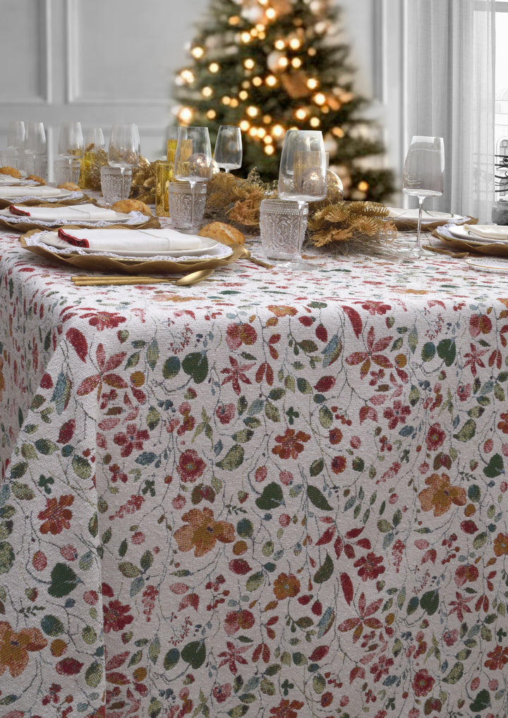 Mantel Estampado Christmas Garden