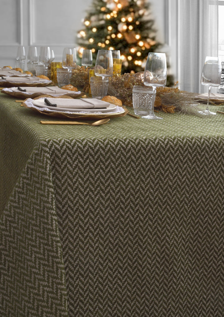 Mantel Estampado Green Tweed