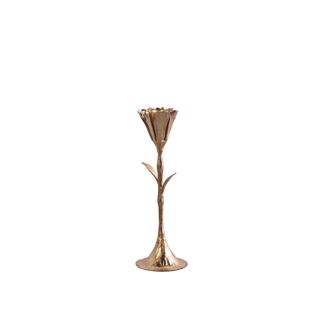 Lustre floral doré moyen