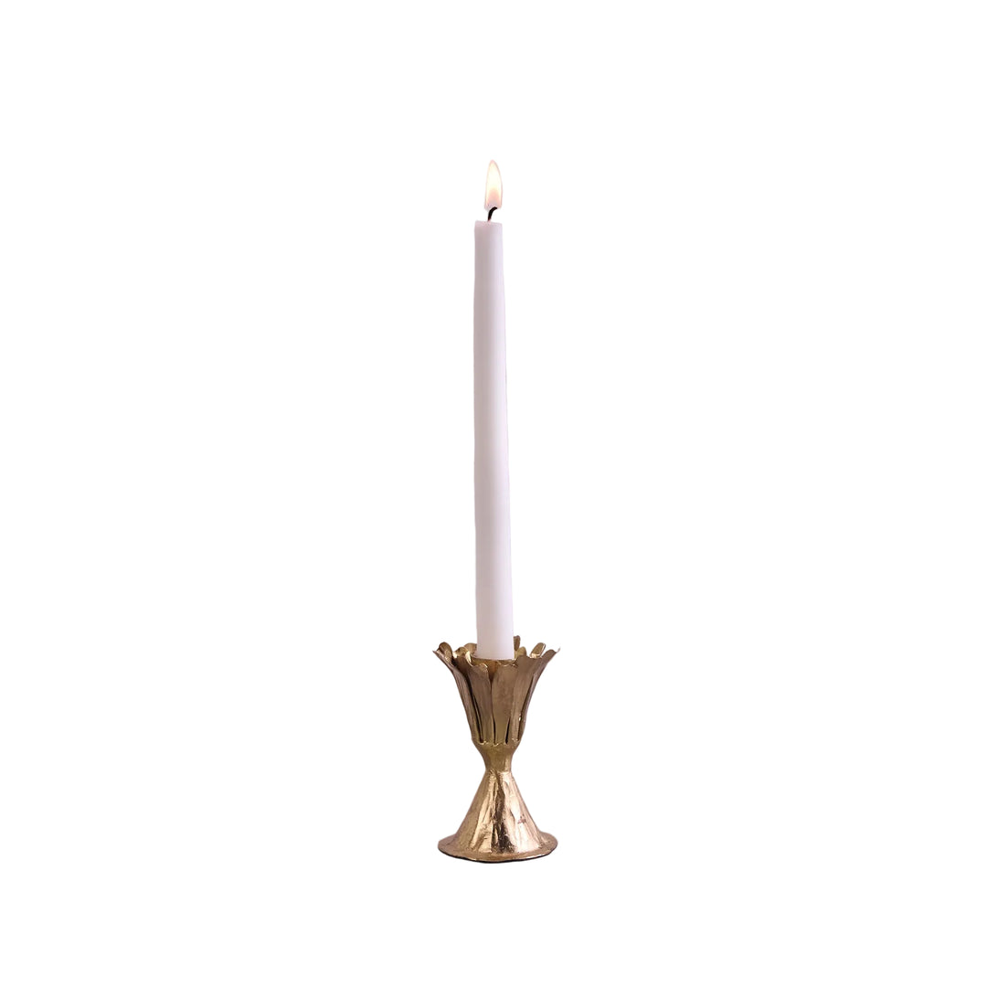 Portavelas Gold Floral