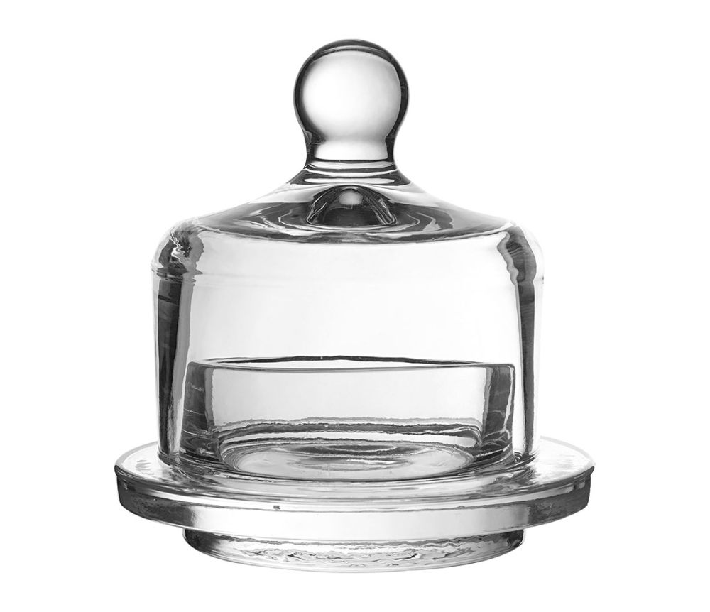 Mantequillera de Cristal Transparente