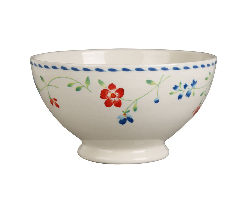 Bowl Fleur Rouge & Blue Set/6