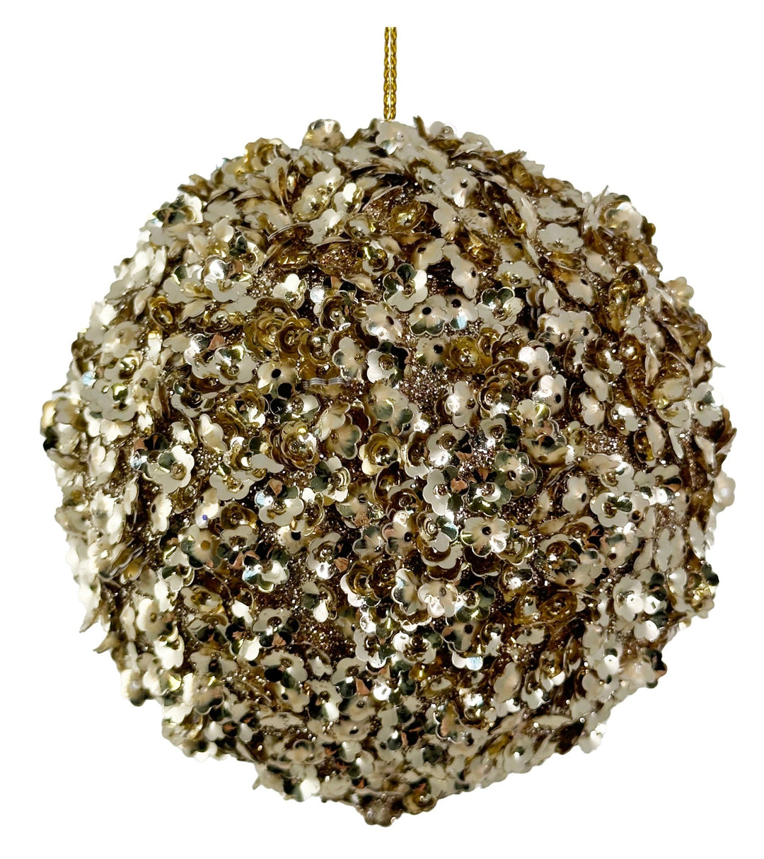 Bola de Navidad Dorada Mediana - La Compañía Francesa