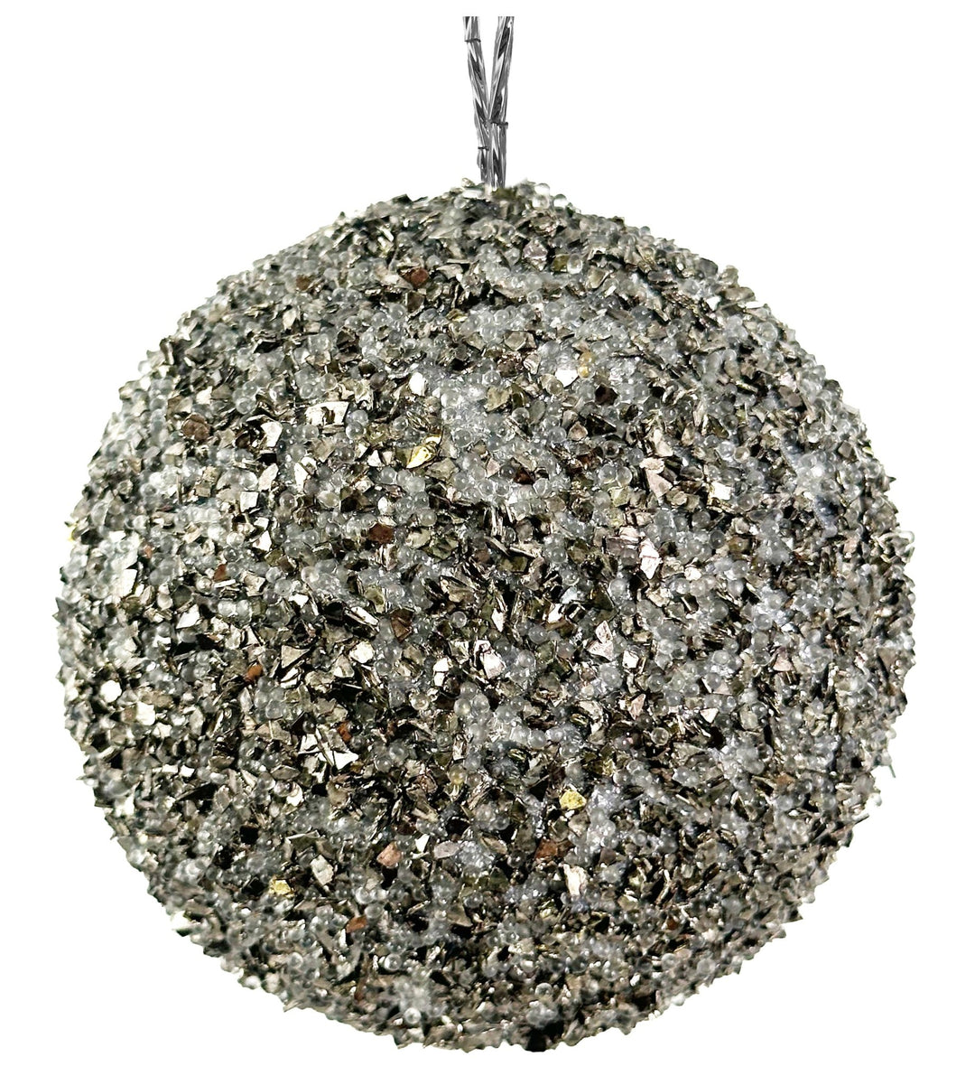 Bola de Navidad Glitter Smoke Mediana Set/4 - La Compañía Francesa