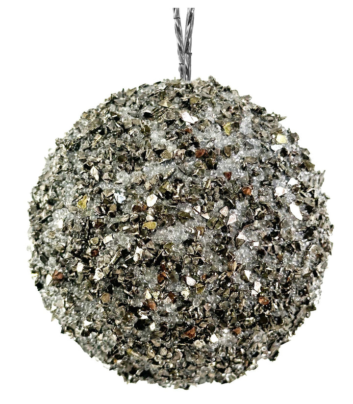 Bola de Navidad Glitter Smoke Pequeña Set/6 - La Compañía Francesa