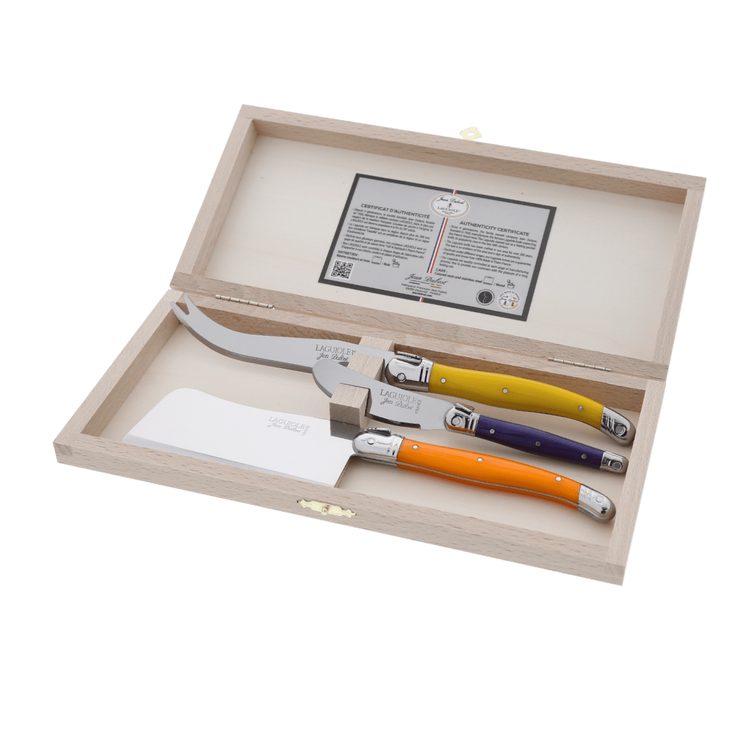 Caja de Cuchillos Queso Colores - La Compañía Francesa