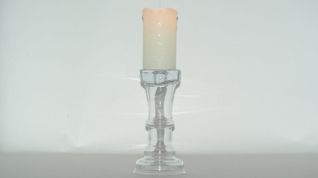 Candelabro de Cristal Transparente Alto - La Compañía Francesa