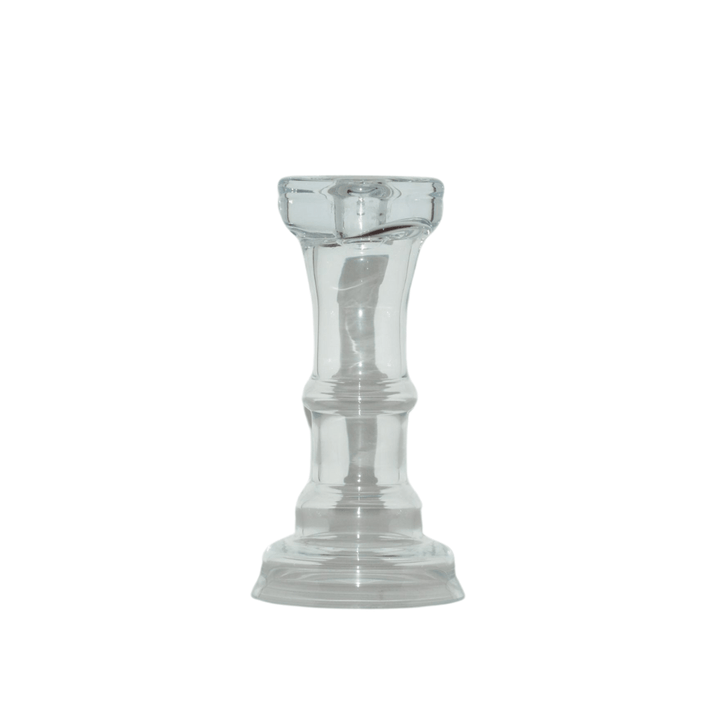 Candelabro de Cristal Transparente Alto - La Compañía Francesa