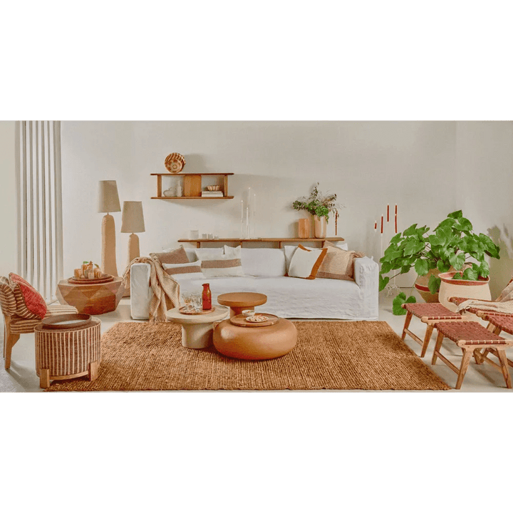 Candelabro de Metal Off - White Mediano - La Compañía Francesa