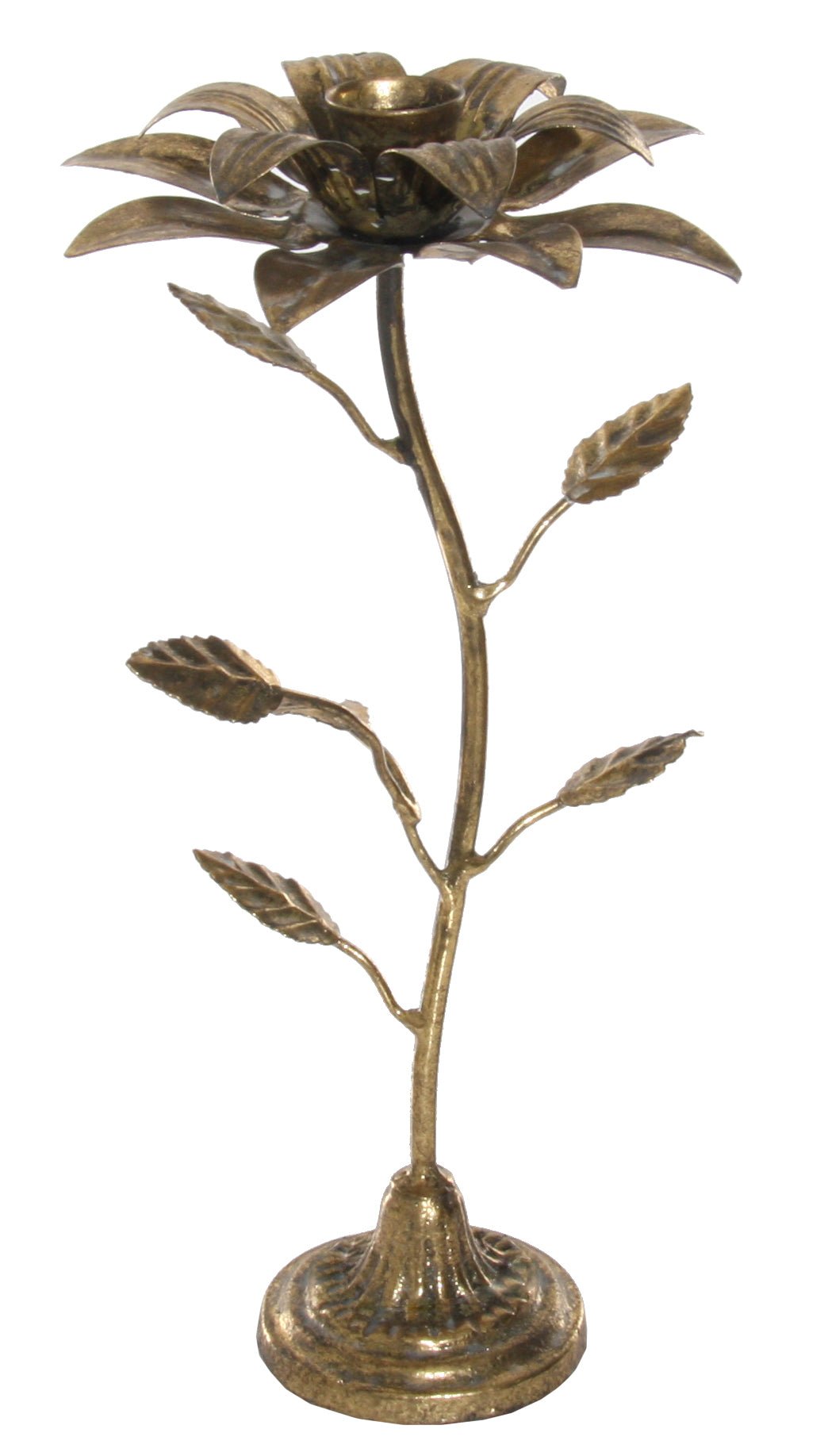 Candelabro Fleur de Lumière Dorée Mediano - La Compañía Francesa