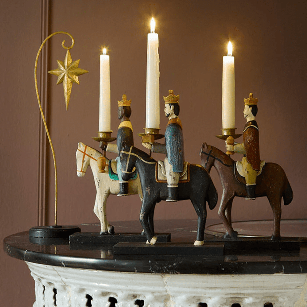 Candelabro Reyes Magos Set/3 - La Compañía Francesa