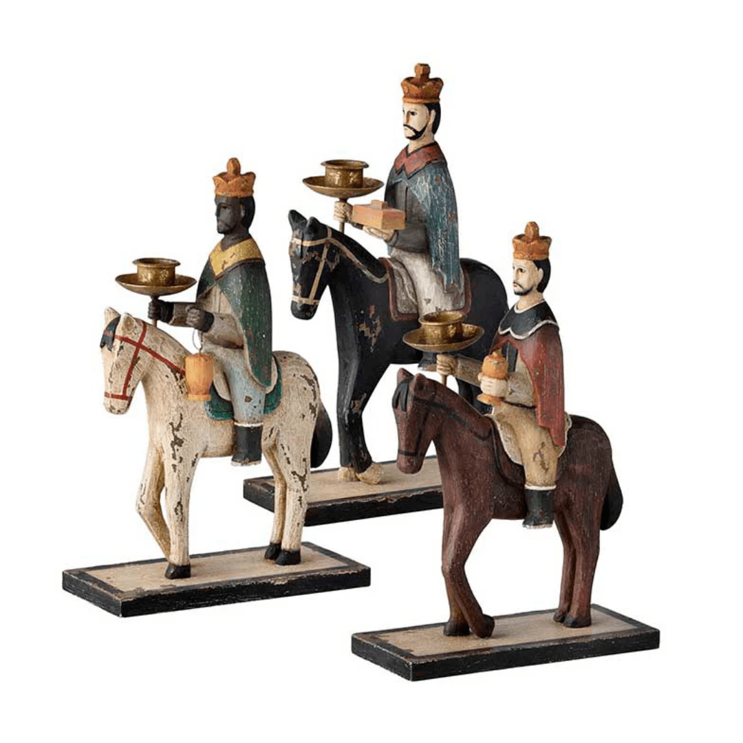 Candelabro Reyes Magos Set/3 - La Compañía Francesa
