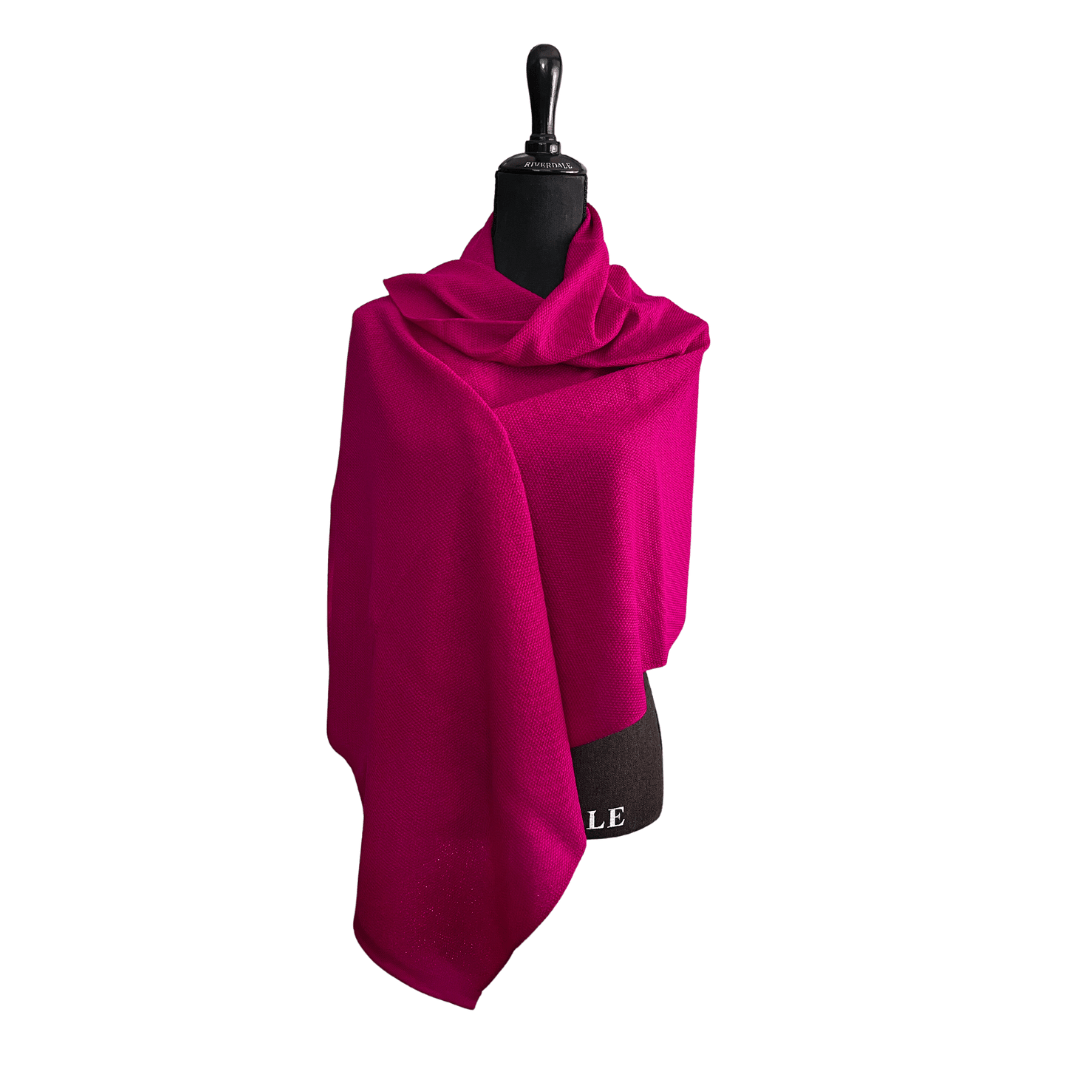 Chal Lana Merino Fucsia - La Compañía Francesa