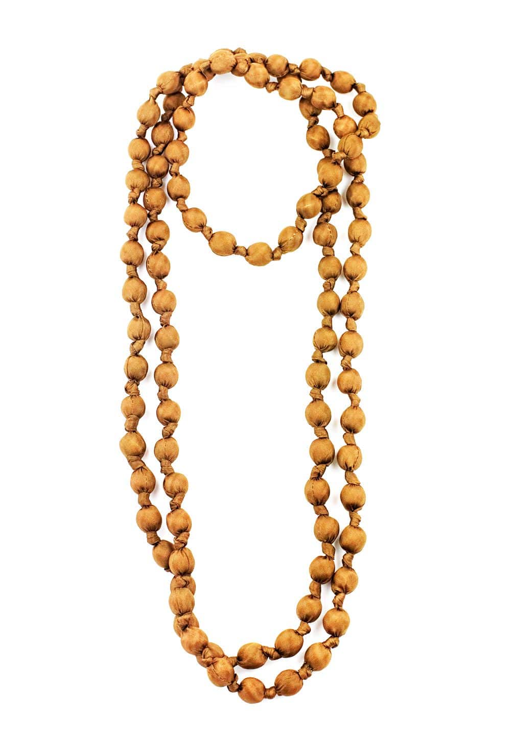 Collar Seda Amber Gold - La Compañía Francesa