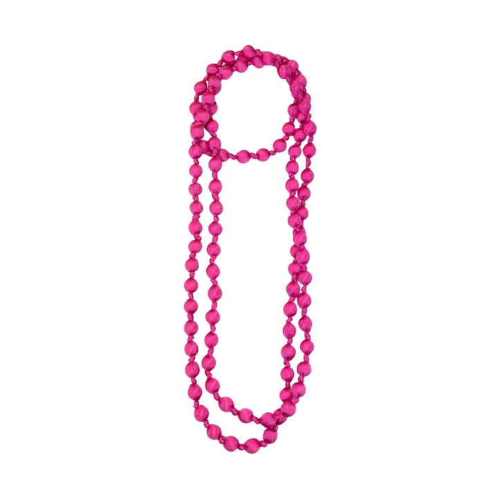 Collar Seda Fucsia - La Compañía Francesa