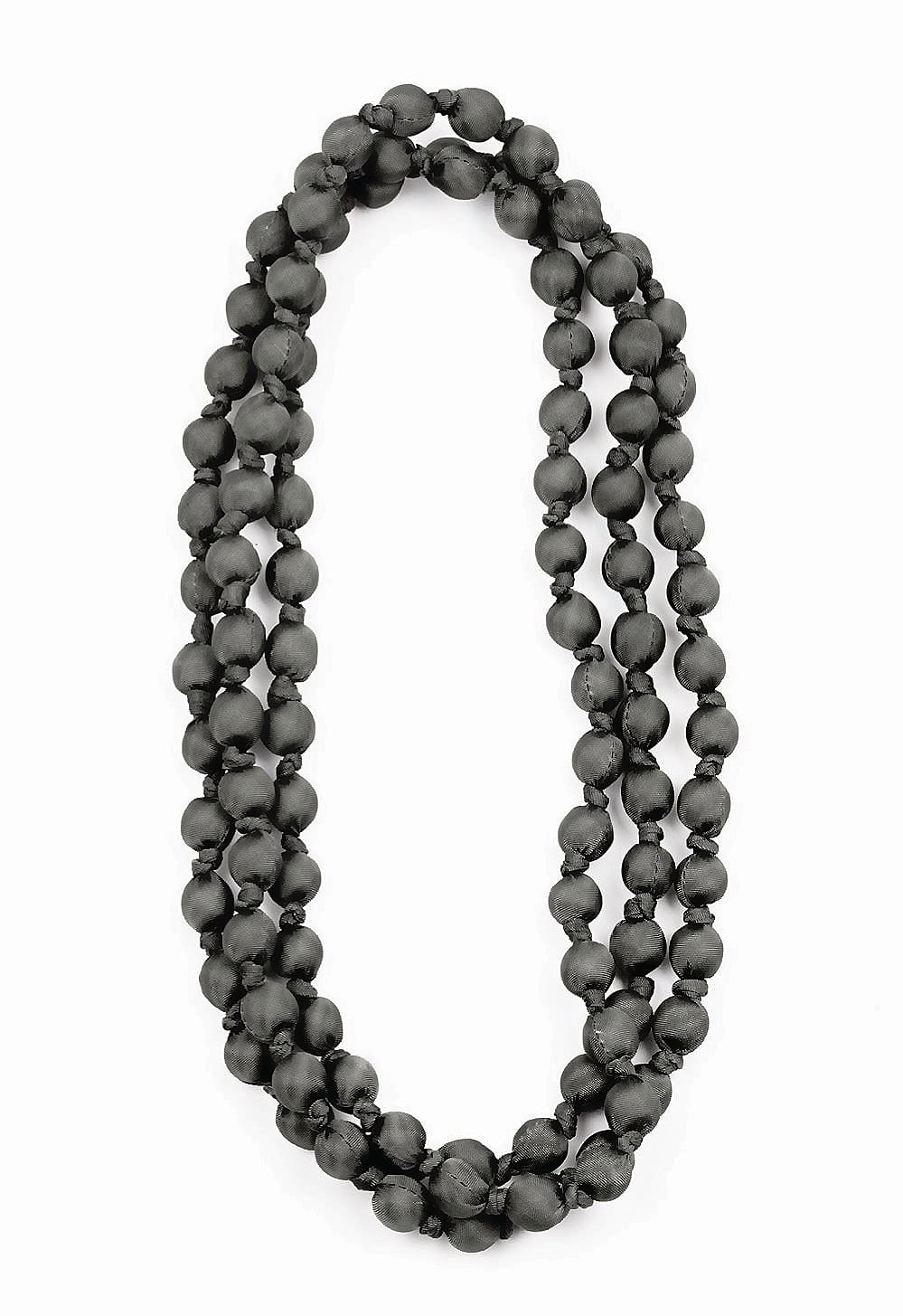 Collar Seda Gris Oscuro - La Compañía Francesa