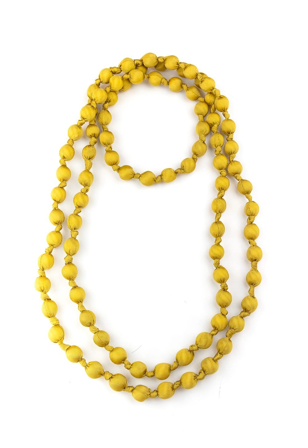 Collar Seda Kaki Gold - La Compañía Francesa