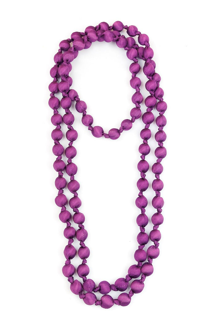 Collar Seda Morado - La Compañía Francesa