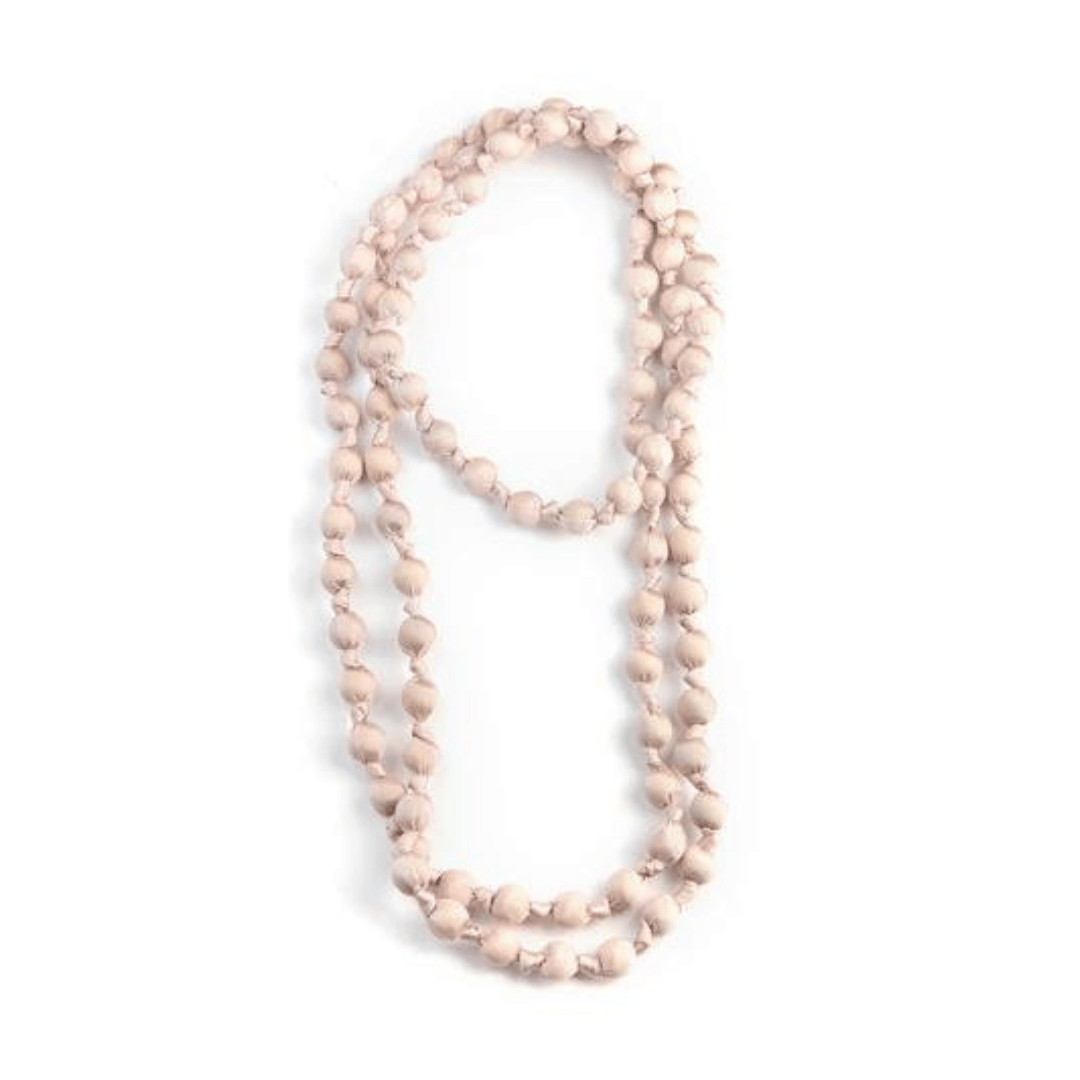 Collar Seda Rosa Nude - La Compañía Francesa