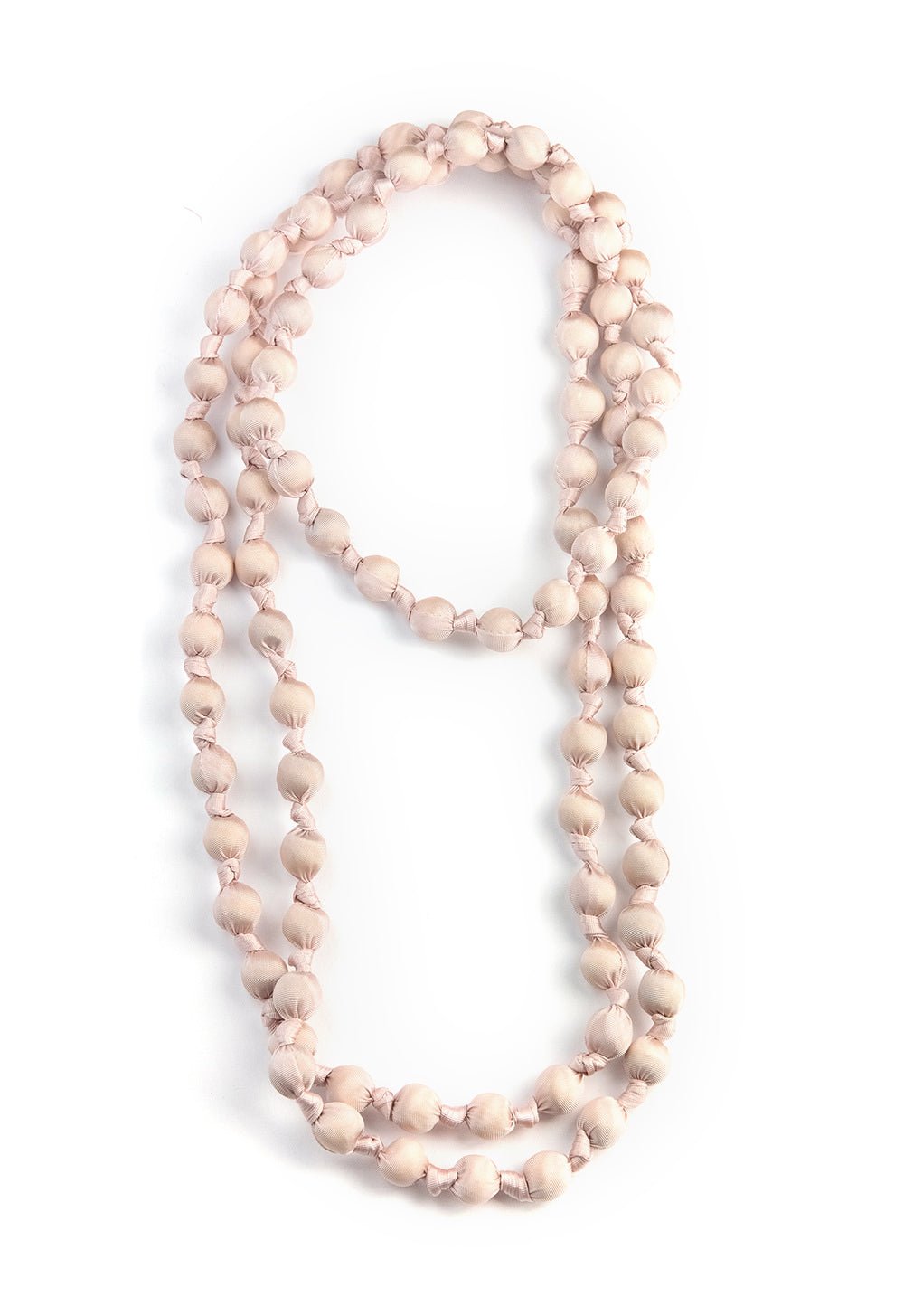 Collar Seda Rosa Nude - La Compañía Francesa