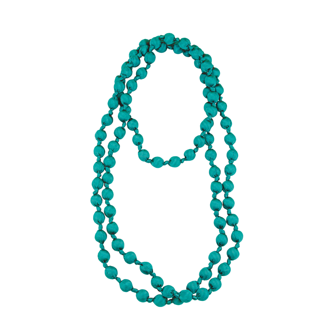 Collar Seda Turquesa - La Compañía Francesa