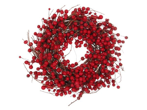 Corona de Navidad Red Berry Pequeña - La Compañía Francesa