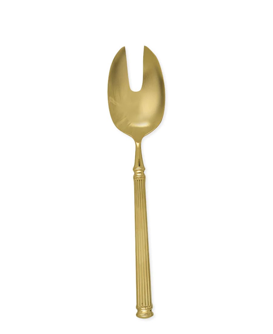 Cubiertos de Servir Acero Inoxidable Dorado Set/2 - La Compañía Francesa