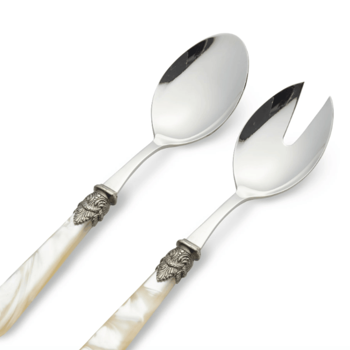 Cubiertos Para Servir de Nácar Color Marfil - La Compañía Francesa