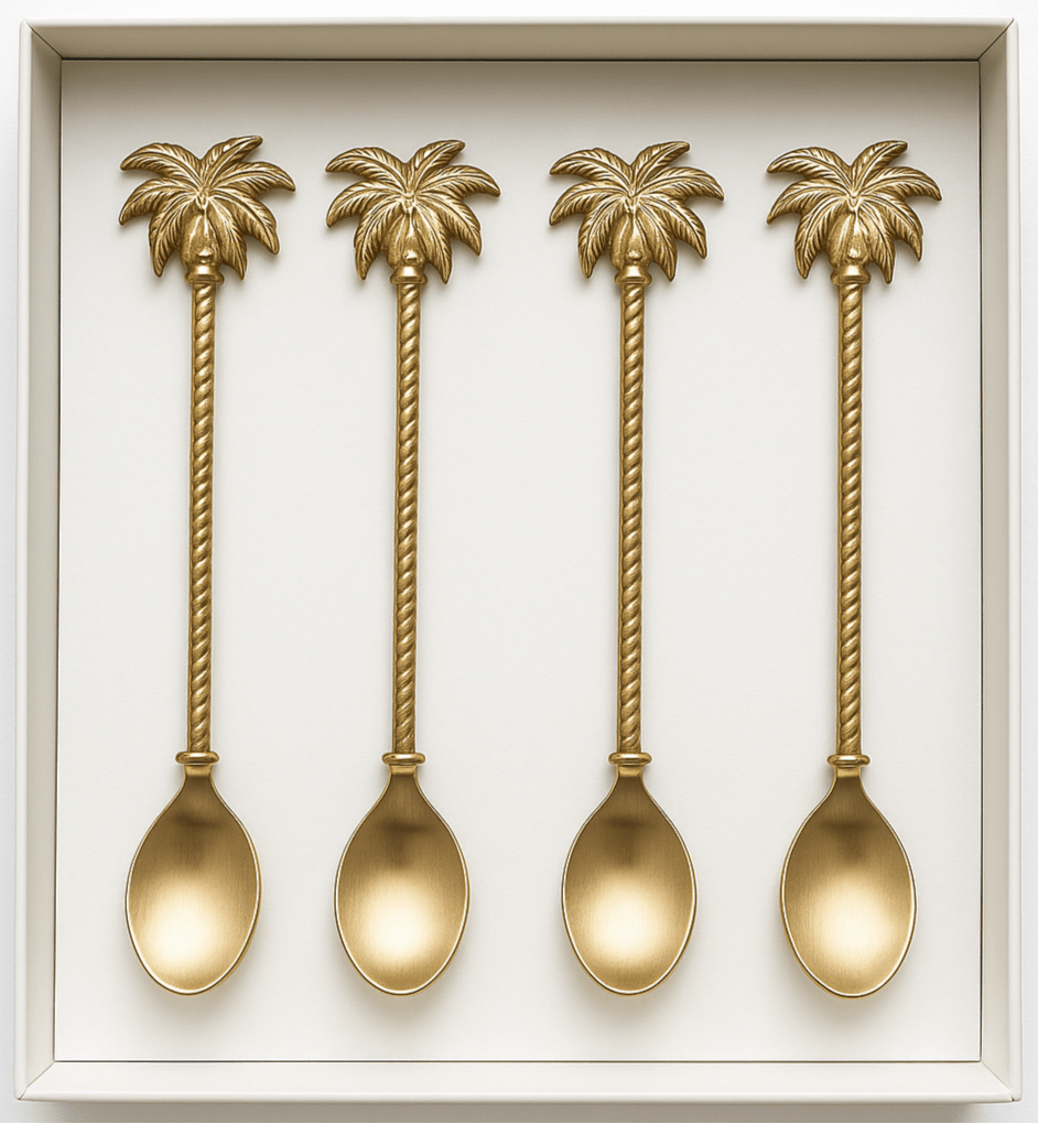Cucharita Palmiers Charm Set/4 - La Compañía Francesa