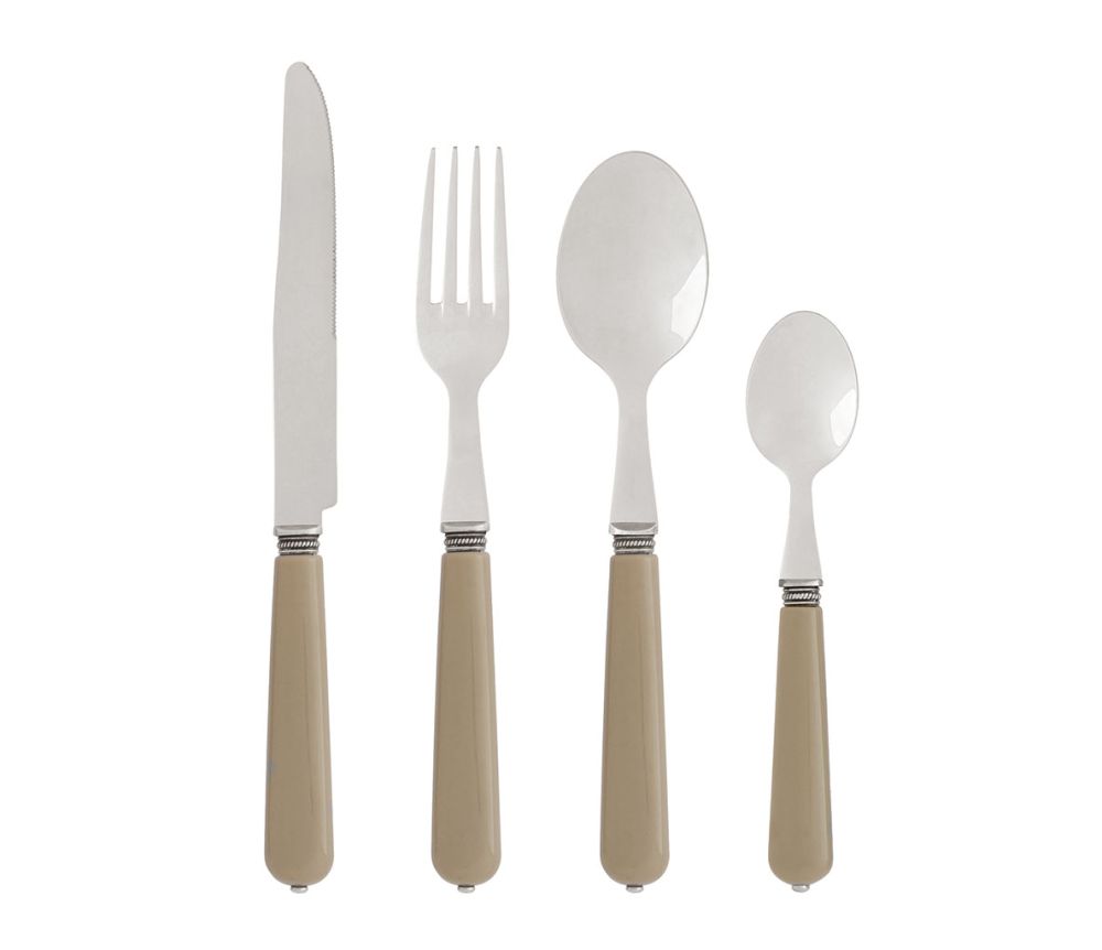 Lucie Linen Cutlery Set/48