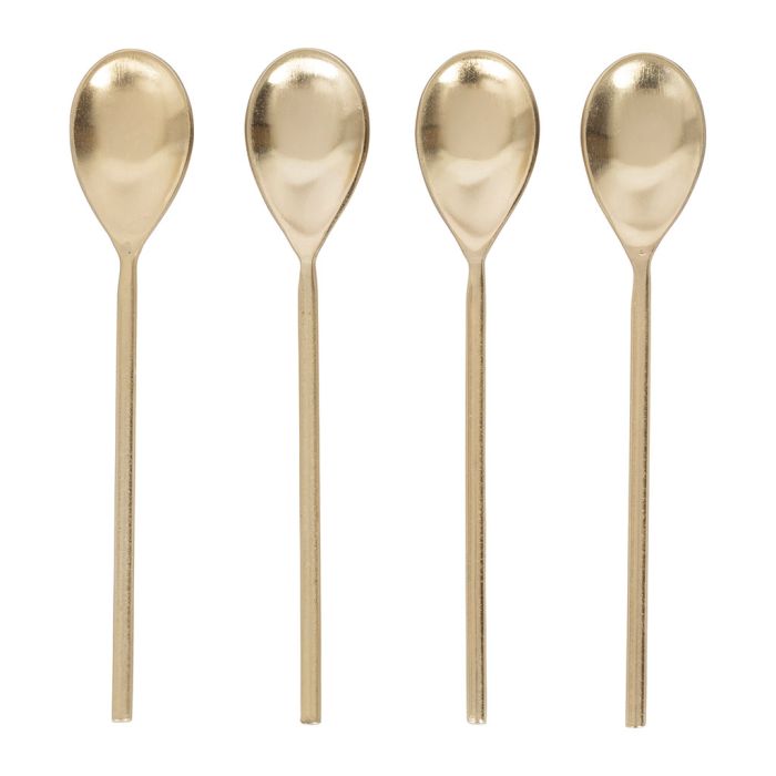 Cucharita de Café Dorada Gourmet Set/8