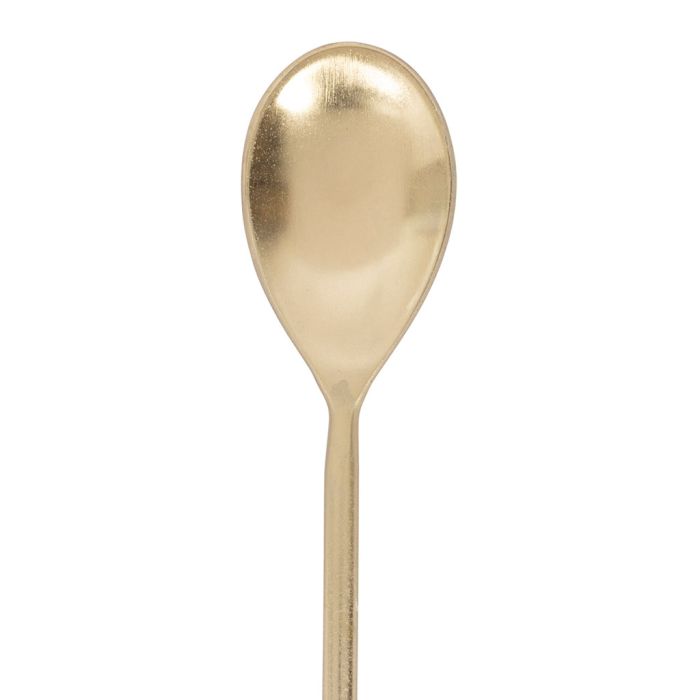 Cucharita de Café Dorada Gourmet Set/8