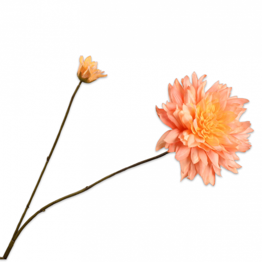 Dahlia Rama Naranja 87cm - La Compañía Francesa
